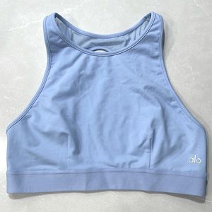 Alo Yoga Racerback Longline Bra with mesh detail *NWOT*